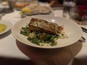 Vegan salmonn  at Kres Chophouse in Orlando