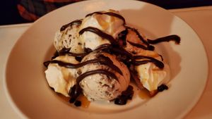 Comically huge sundae at Kres Chophouse in Orlando