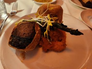 Vegan "beef" Wellington at Kres Chophouse in Orlando