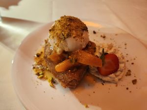 Churro waffle at Kres Chophouse in Orlando