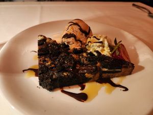 Brookie (brownie + cookie) at Kres Chophouse in Orlando