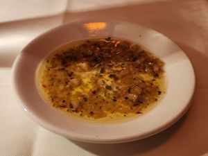 Garlic oil at Kres Chophouse in Orlando