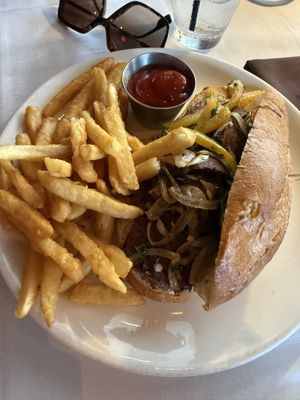 Fork and knife sandwich   at Kres Chophouse in Orlando