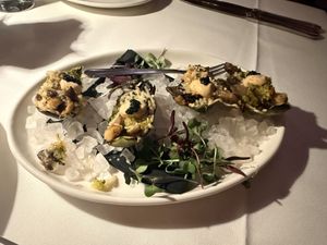 Oysters  at Kres Chophouse in Orlando