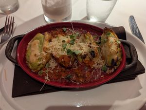 Spinach and ricotta stuffed shells at Kres Chophouse in Orlando