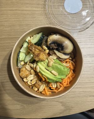  Poke Protein  at Kinoa in Malaga