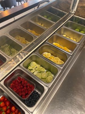 Fresh Fruits at JK's Tapas Restaurant & Cocktail Bar in Bristol