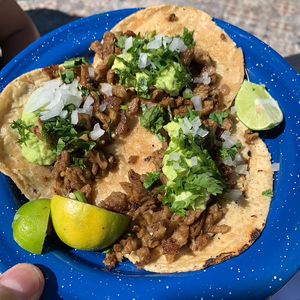 Tacos at Version Vegana in San Andres Cholula
