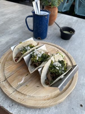 Tacos María Sabina  at Version Vegana in San Andres Cholula