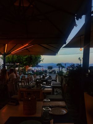 Perfect views at Old School Taverna in Corfu