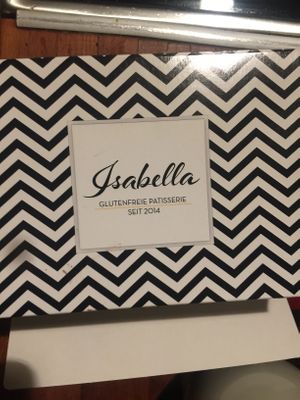 Nice box for take away!  at Isabella Glutenfrei Patisserie in Cologne