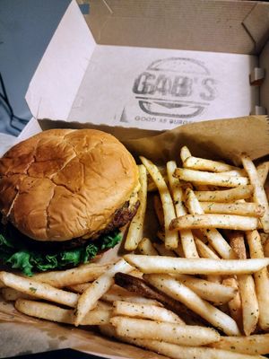 GAB OG burger at Good As Burgers in Atlanta