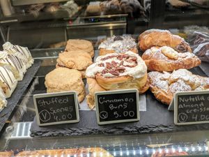 Vegan baked goods at Element Cafe in Calgary