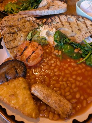Vegan English breakfast at Wakey Wakey in South East London