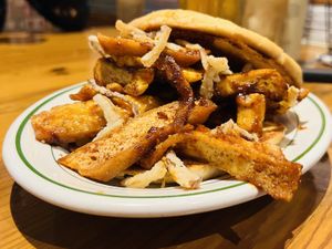 Tofu BBQ  at Wonderland in Milwaukee