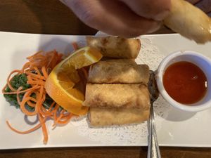 Spring Rolls  at Land of Thai in Clinton