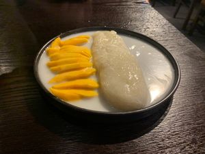 Mango with Sticky Rice at Lemongrass Asian Fusion in Wausau