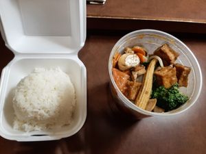 Assorted Vegetables w/ extra Tofu at Lemongrass Asian Fusion in Wausau