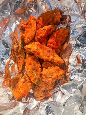 Fried Pickles at Never Caged in Los Angeles