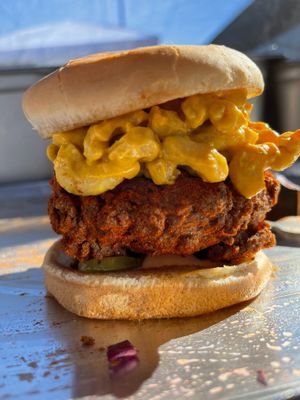 Mac N Chick Sando at Never Caged in Los Angeles
