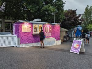 Angle 2 of Kissing Tower Hill location. at Oola Bowls - The Boardwalk in Hershey
