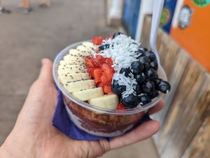 Oola Bowl made vegan! 7-31-2022 at Oola Bowls - The Boardwalk in Hershey