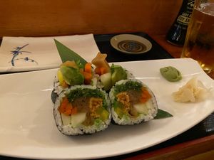 Signature Vegetable Roll at Shogun Japanese Restaurant in Santa Cruz