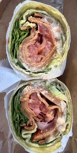 Vegan club wrap 🤍🌱  at Common Market Food Co-op - 7th St in Frederick