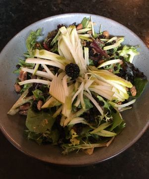 Maple pecan salad. Very tasty. at Brick & Bourbon in Stillwater