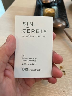   at Sincerely Crafted Cuisine in George Town