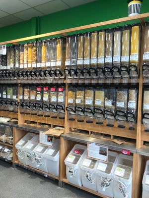 Pasta and beans at Les Comptoirs de la Bio  in Dijon