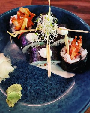 Truffle mushroom sushi  at Future Izakaya in Collingwood