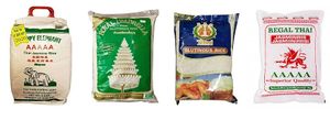 Rice choices at Asian Torg in Uppsala