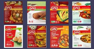 Many Ready meals from MTR, Haldiram, Gits and others at Asian Torg in Uppsala