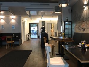 bar at Black Coffee Cafe in Graz