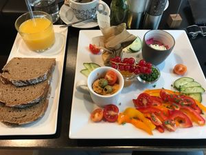 vegan breakfast "hildegard" at Black Coffee Cafe in Graz