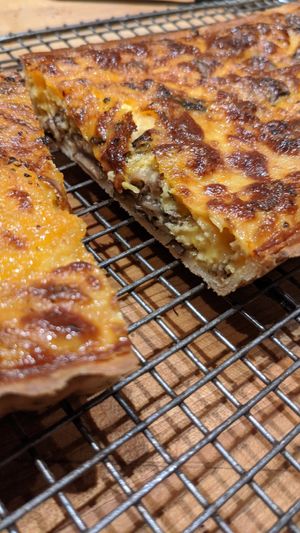 Vegan Quiche at L'imprimerie in Brooklyn