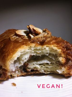 Vegan chocolate almond croissant at L'imprimerie in Brooklyn