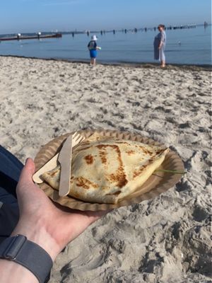   at Strandcreperie in Scharbeutz