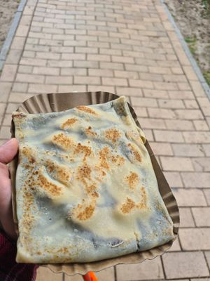 SchokoBananeCrêpes at Strandcreperie in Scharbeutz