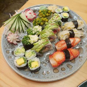 Vegan set, 20 pieces at Sushi Mood in Sesimbra