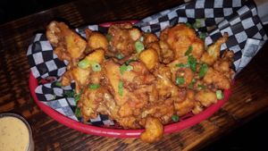 Hot cauliflower wings at Bad Apple  in Vancouver