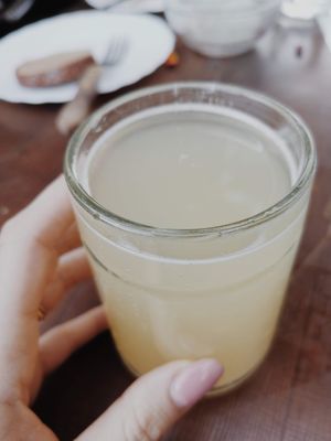 Sturm (Young, unfiltered Austrian wine) at Weinbau Herrmann in Vienna