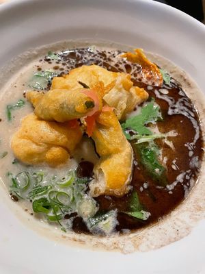 Herbquake ramen  at Ajitama Ramen Bistro in Lisbon