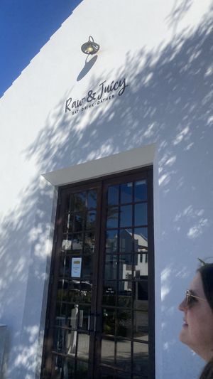 Outside   at Raw and Juicy in Alys Beach