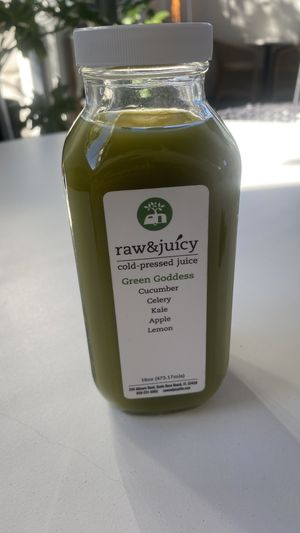 Expensive but delicious juicey  at Raw and Juicy in Alys Beach