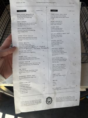 Menu 4/2025  at Raw and Juicy in Alys Beach