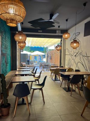 The place from the inside. at Taqueria La Lupe in Sevilla