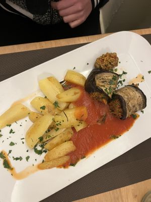 Auberginenröllchen  at Wirtshaus Frankenstube in Nuremberg