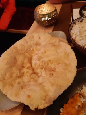 Garlic bread at Garlic n Greens in Bruges